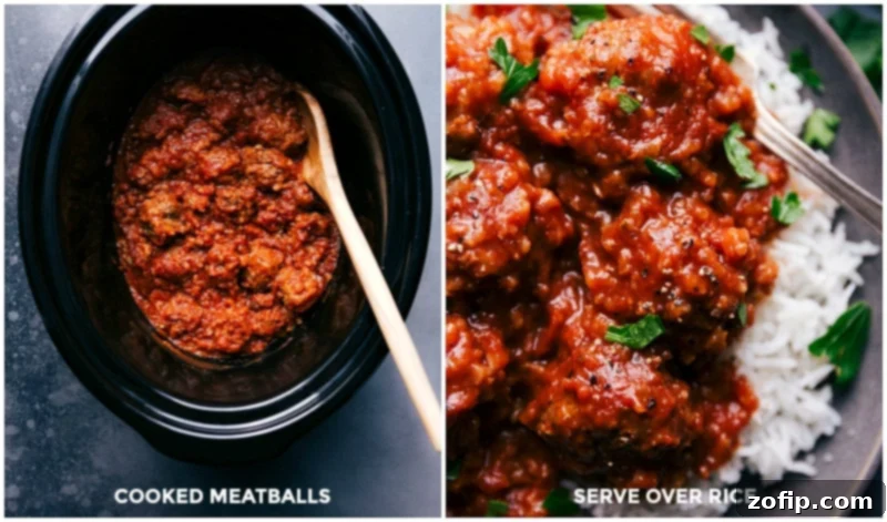 Seasoned meat dish served over rice, freshly cooked and ready for enjoyment.