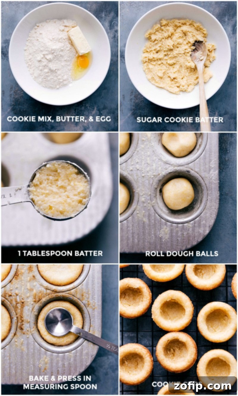 Creating the Perfect Base for Fruit Tarts: From Dough to Baked Shell Cookie dough base being prepared, baked, and prepped to hold the fruit and filling.