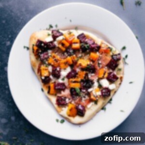 Beet and Goat Cheese Flatbread