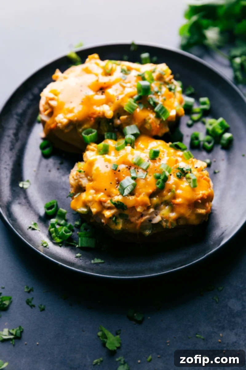 Chicken Melts, fresh out of the oven, golden and bubbly.