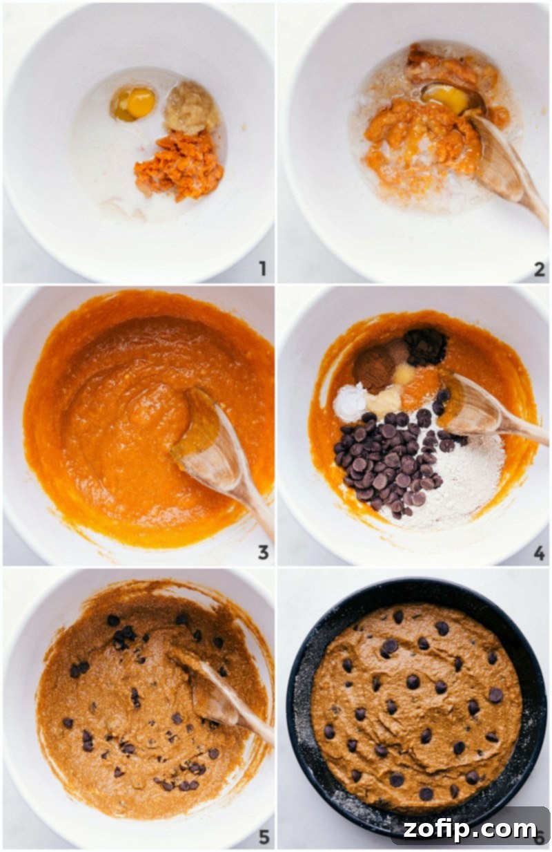 Creating Cake Batter: Mixing Wet and Dry Ingredients and Adding Batter to Tin Combining wet and dry ingredients, mixing, and placing the batter in a prepared tin.