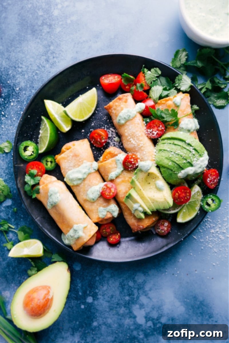 Healthier Southwest Egg Rolls cooked in an Air Fryer for ultimate crispiness. Flavor-packed Southwest Egg Rolls are healthier than most egg rolls because we make them in an air fryer! No air fryer? No worries, I'll share some other ideas to still get all the goodness these egg rolls provide.