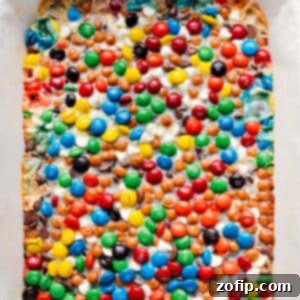 Deliciously gooey Magic Cookie Bars, ready to be served.