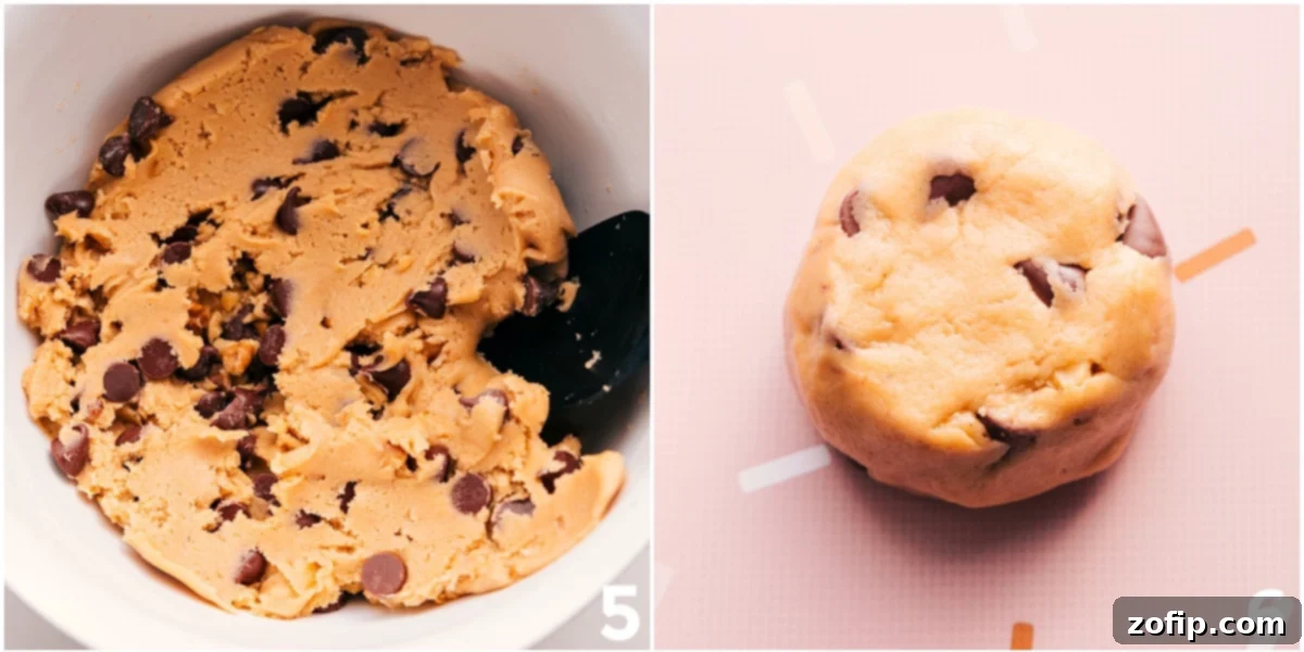 Freshly baked Levain Cookies