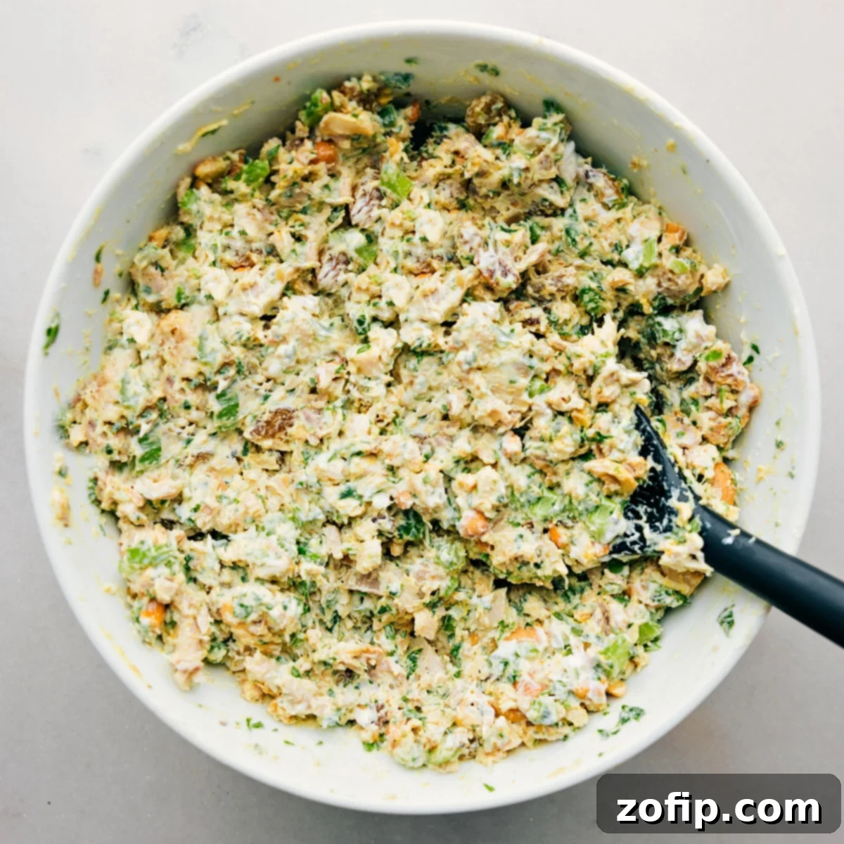 Curry Chicken Salad ready to serve