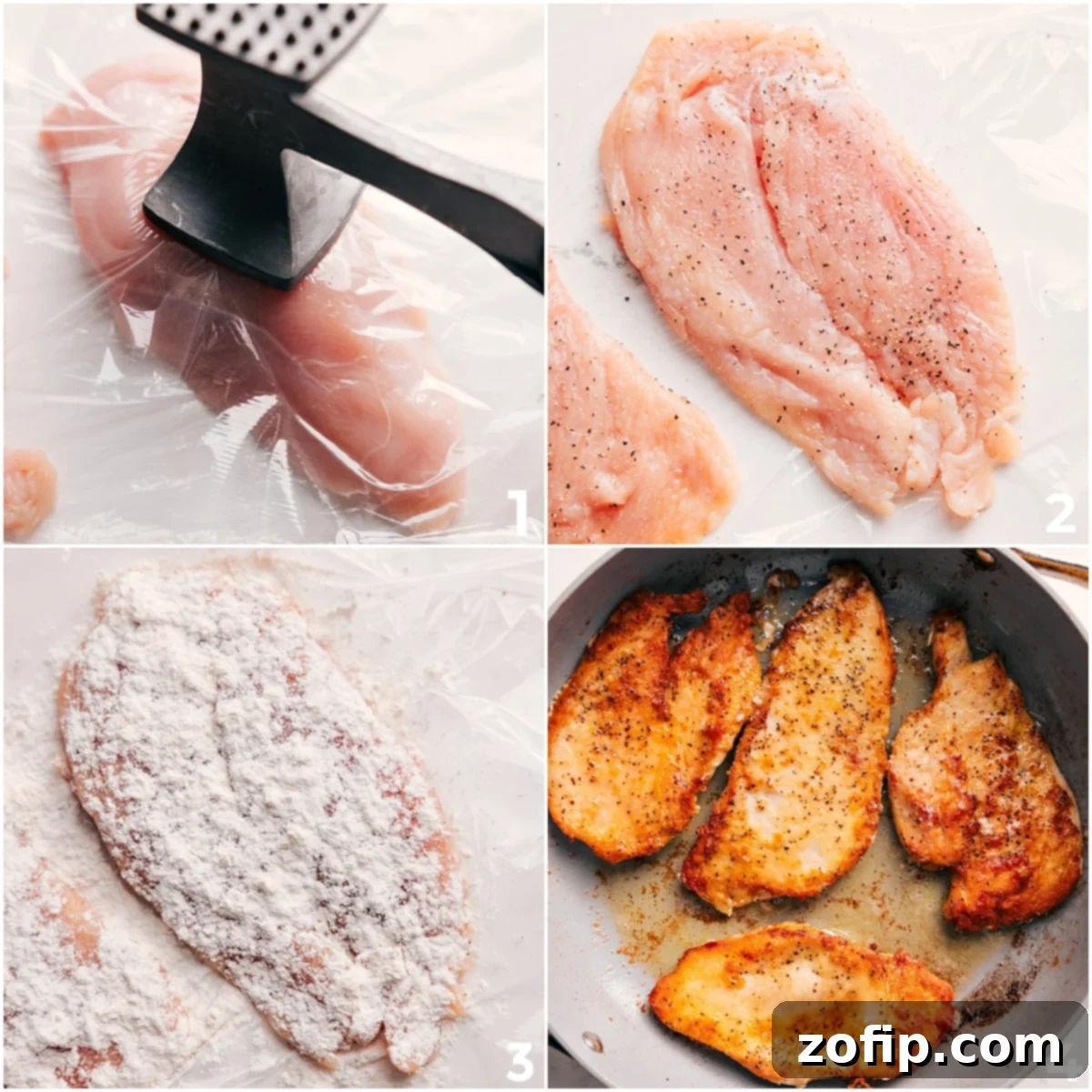 Preparing Chicken for Marsala