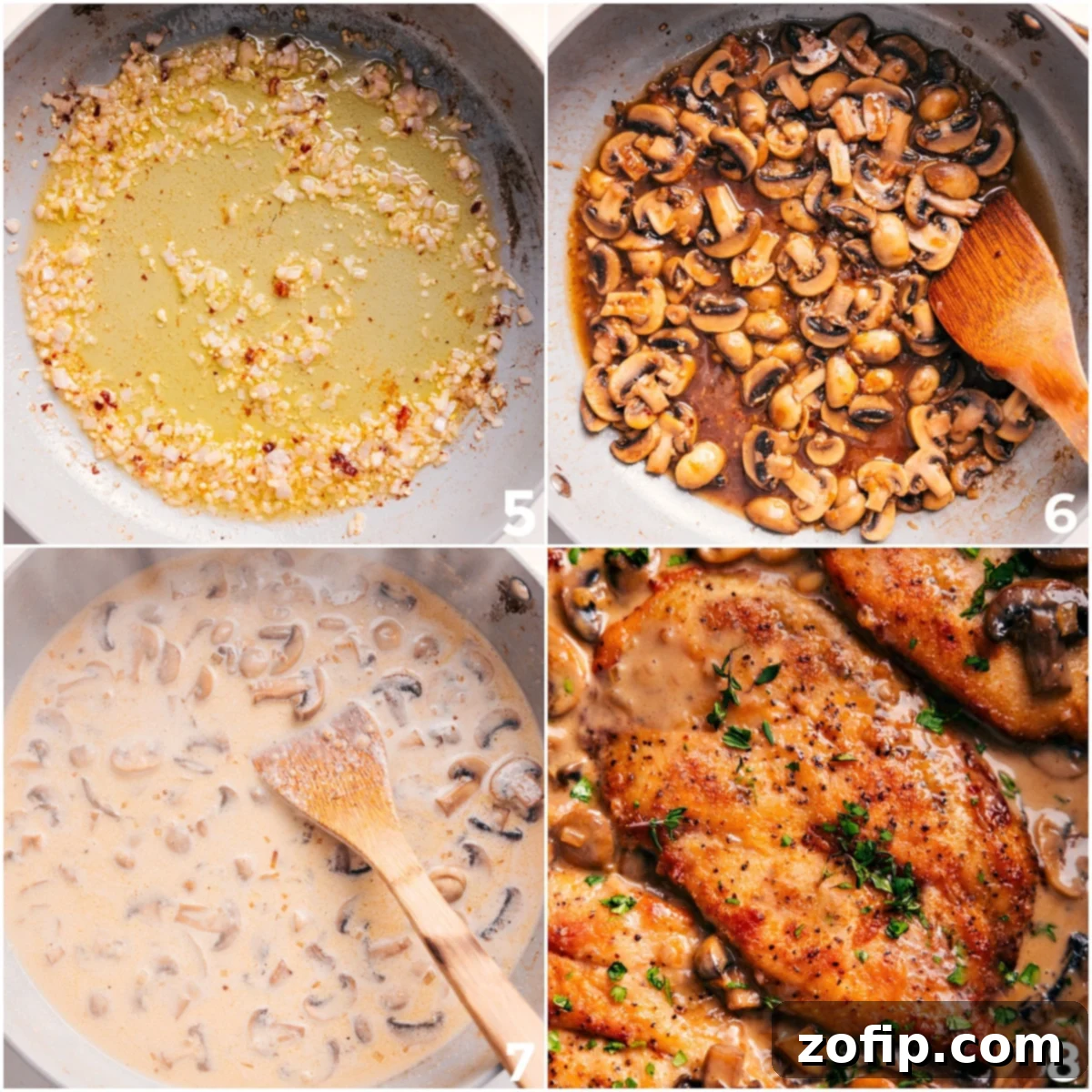 Creamy Chicken Marsala Sauce