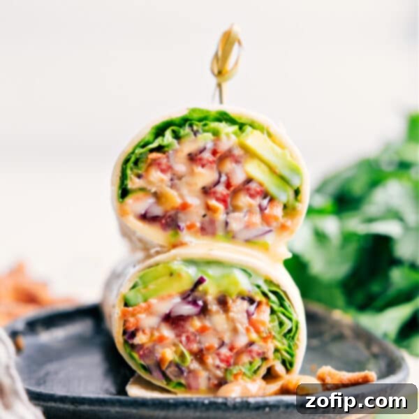 Cashew Chicken Wraps