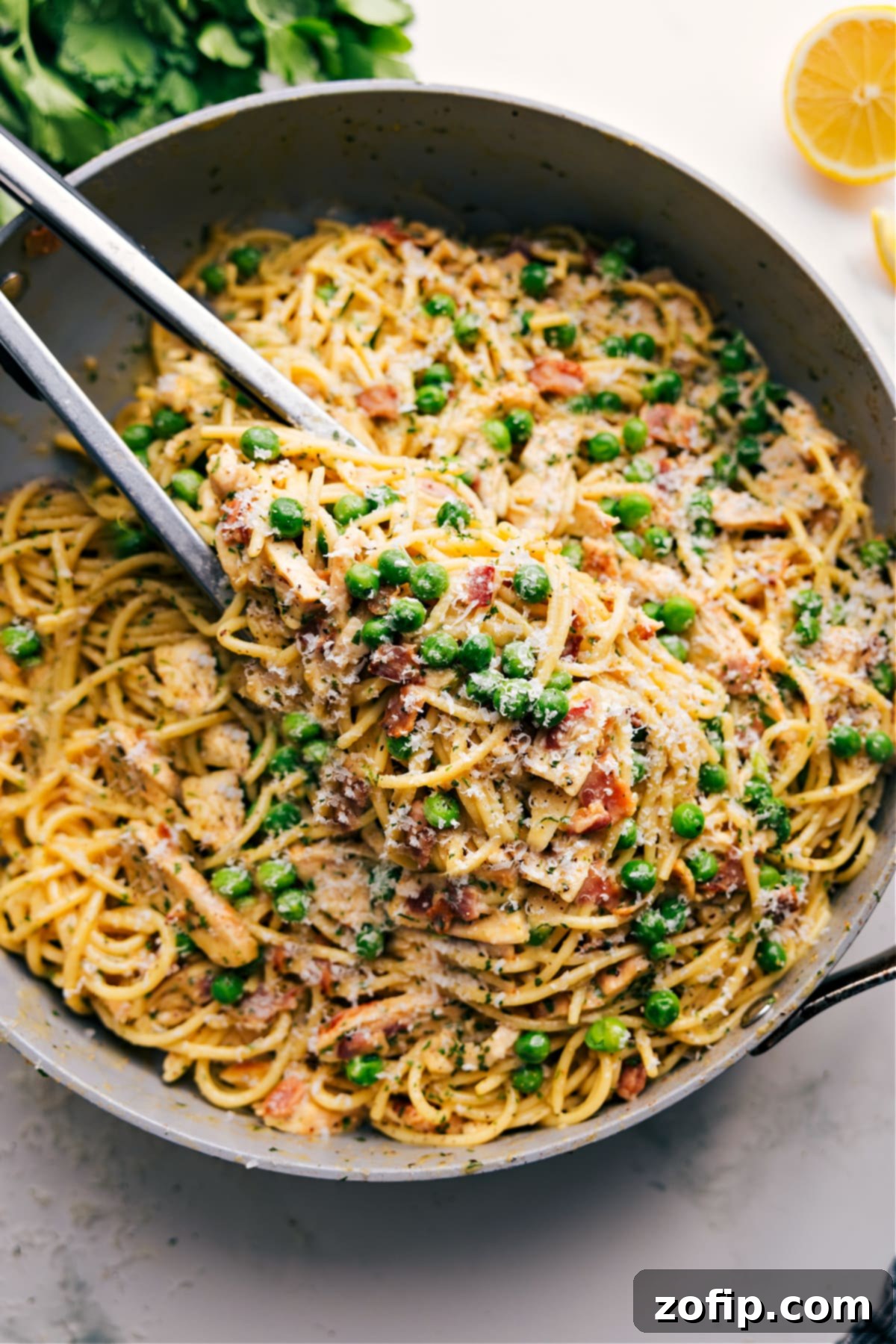 Delicious Chicken Carbonara